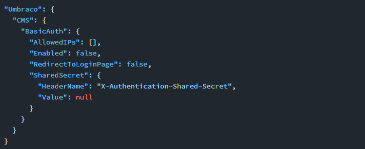 umbradol's tweet image. You can lock your site with just a bit of configuration, no packages needed.
Umbraco includes a Basic Auth feature.
docs.umbraco.com/umbraco-cms/re…