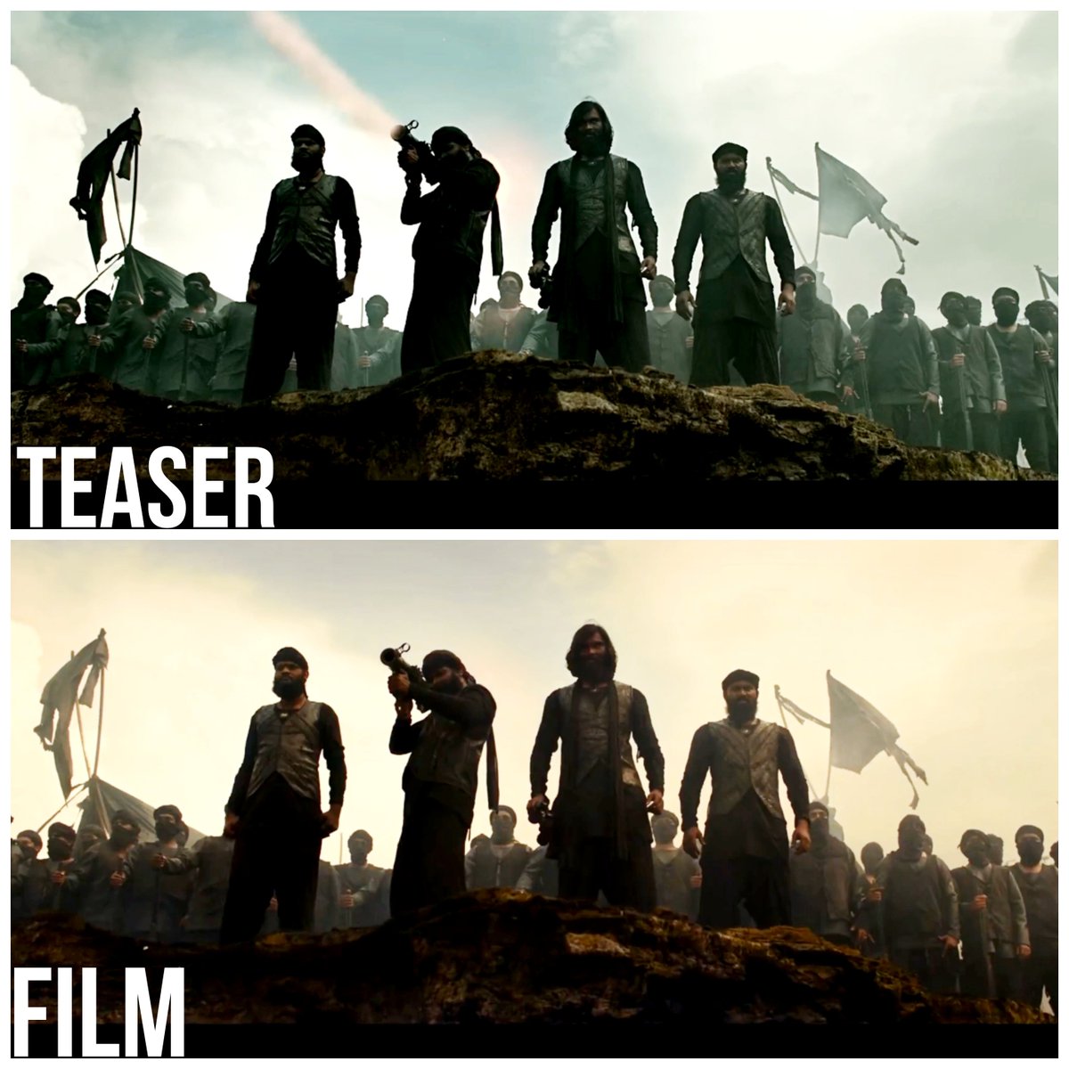 I mean it's artistic choice still which grading do you prefer ? 

#KGF2
