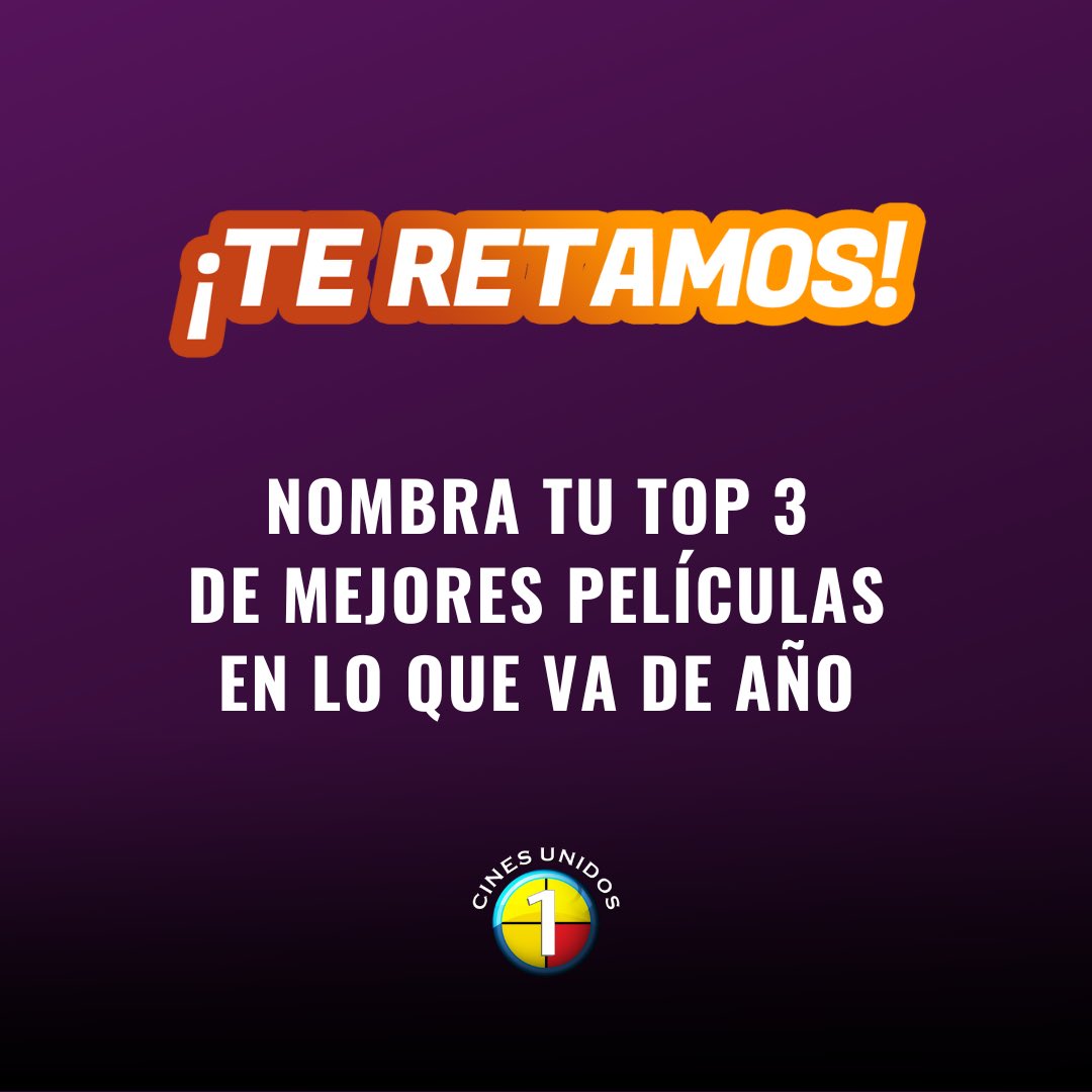 CinesUnidos's tweet photo. ¡Adiós a la primera mitad del año, cinéfilo! 🍿👀

Ya tenemos material suficiente para crear el primer TOP 3 de las mejores películas de 2023.

¿Aceptas? ¡Te leemos! 🎬🏆

#CinesUnidos #RetoCU https://t.co/sCueEzBHbH