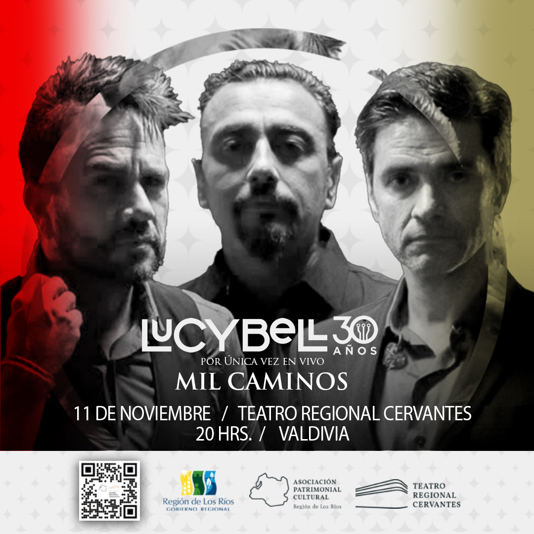 #valdivia ya están a la venta las entradas para nuestro show en el Teatro Cervantes, sera una noche única con parte de nuestro disco "Mil Caminos" y muchas sorpresas.
Los esperemos... las entradas están disponibles en lucybell.com