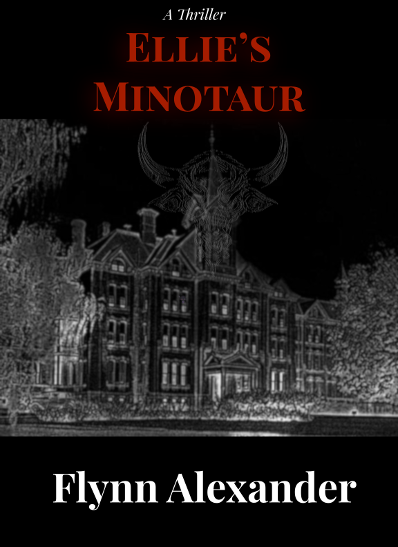 FlynnAlexanderr's tweet photo. Initial cover art for my inaugural thriller, Ellie's Minotaur.  Be on the look out soon from @FacingGoliathPb #thrillers https://t.co/hLYzohMqyg