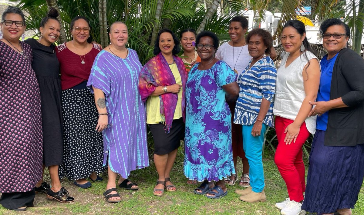 PacWPSMediators's tweet photo. Building on the generations of #PacificIsland women #peacebuilders - it's launch day - commemorating the journey we embark on together ! #shepersisted4peace #redesignthetable #WPSPacific #beyond1325 https://t.co/XgaY4K6U2o