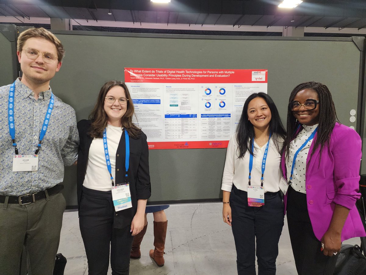 What an exciting month for MS research! Kicked off with our #SPRINT team's #CMSC2023 poster pres in Denver, Co., and ended with our talk at #endMS Summer School in Quebec City!

Learned all about best practices in clinical care, treatment, and complex cellular mechanisms in MS.