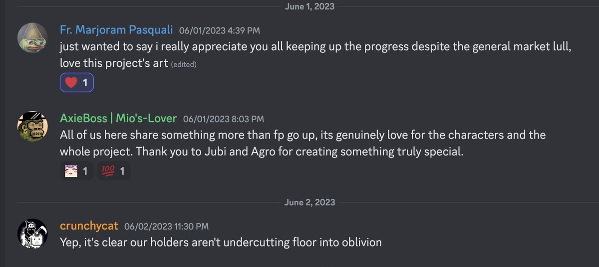 Yesterday there was another update from my favorite relatively obscure project, although the bear market and the entire weight of its impending irrelevance bearing down on it. With just a handful of active holders, 1 or 2 sales a month and a slow discord

The pair of founders ..