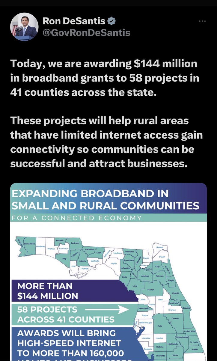 Biden’s policies disproportionately benefit rural mostly red communities, but he never gets credit from the GOP. In fact, Republicans, who voted against or bash our President for “big government” policies that would benefit their own constituents are happy to step in & take the…