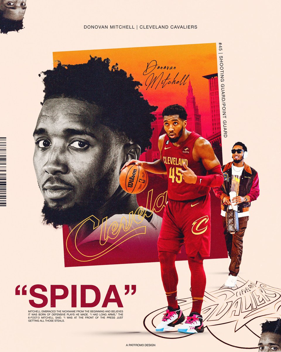 patfrom3's tweet image. Donovan Mitchell Poster!

@spidadmitchell @cavs 

#LetEmKnow #cavs #spida