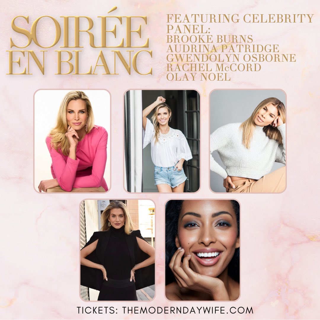 Did someone say PARTY?🎉🎉🎉

themoderndaywife.com/pages/soiree-e…

Use BROOKEB10 to save on any tier ticket!