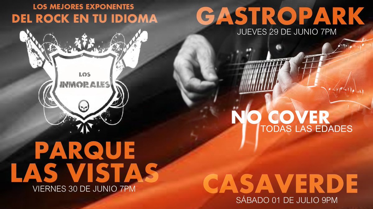 nethobecerra's tweet photo. #LOSINMORALES  #DEL29DEJUNAL01DEJUL
#GASTROPARK
#PARQUELASVISTAS
#CASAVERDE
#NOCOVER
#TODASLASEDADES https://t.co/0ukZ4oXs6b