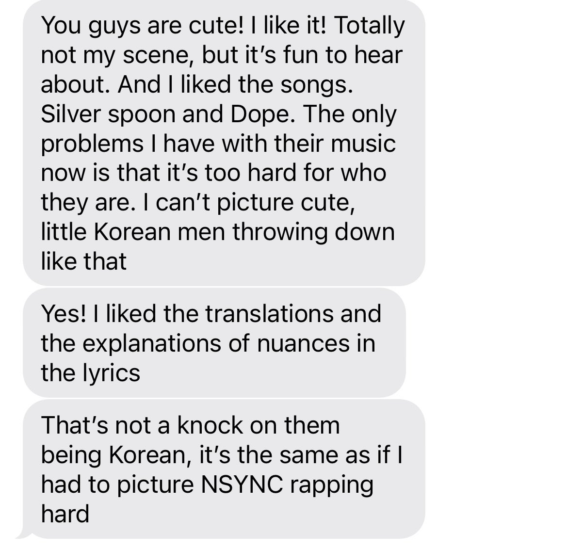 “Cute little Korean men..” 😒 Why are YT men?