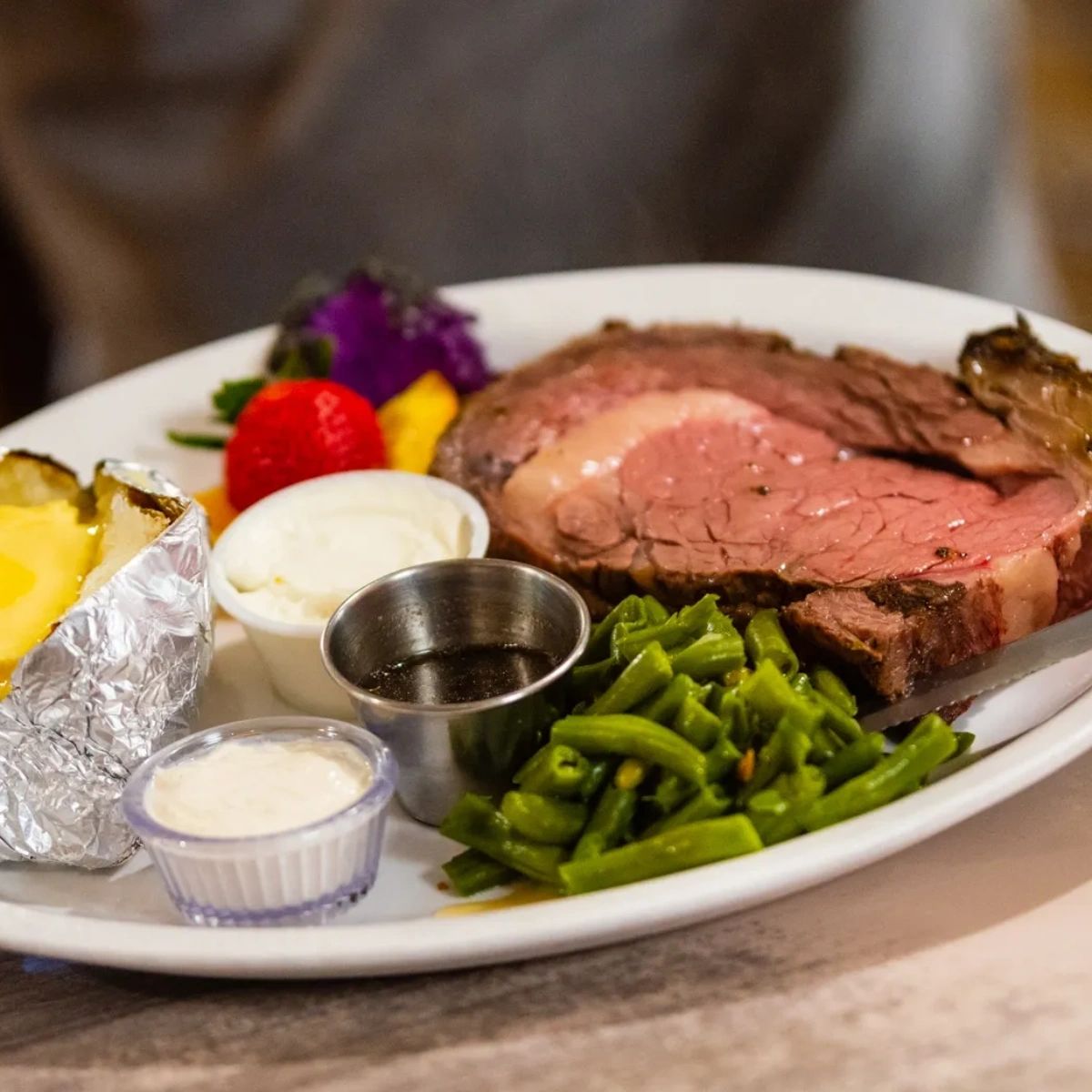 Our prime rib dinner is what dreams are made of. Come in and try it for yourself tonight! #LittleCraneCafe #PrimeRibDinner #HomecookedMeals