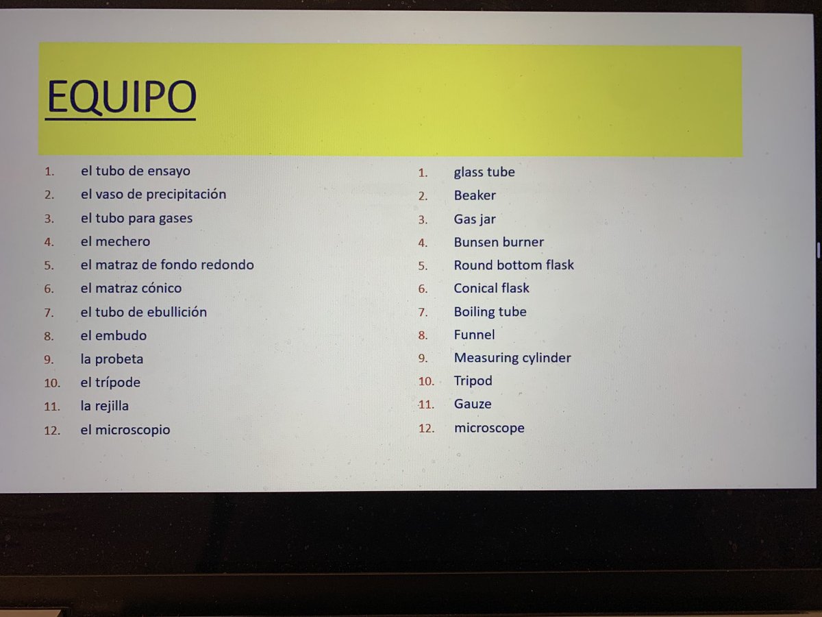 CristaHazell's tweet photo. Absolutely fantastic ideas for #spanish & #science #clil #softclil based work @qkalanguages shared in this evening’s @linguascope webinar by @janedriver1 really love these #mfltwitterati #mflchat #langchat #edutwitter https://t.co/U30ALSceDl