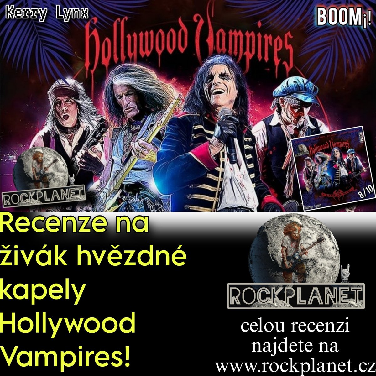 Boom¡! @hollywoodvamps – Live In Rio

Hollywood Vampires se rozhodli vydat 2.6.2023 záznam ze svého koncertu, který byl uskutečněn v roce 2015. 

Celou recenzi najdete zde:
rockplanet.cz/boom-hollywood…

#hollywoodvampires #hollywoodvampiresfans #hollywoodvampires🖤🦇🖤