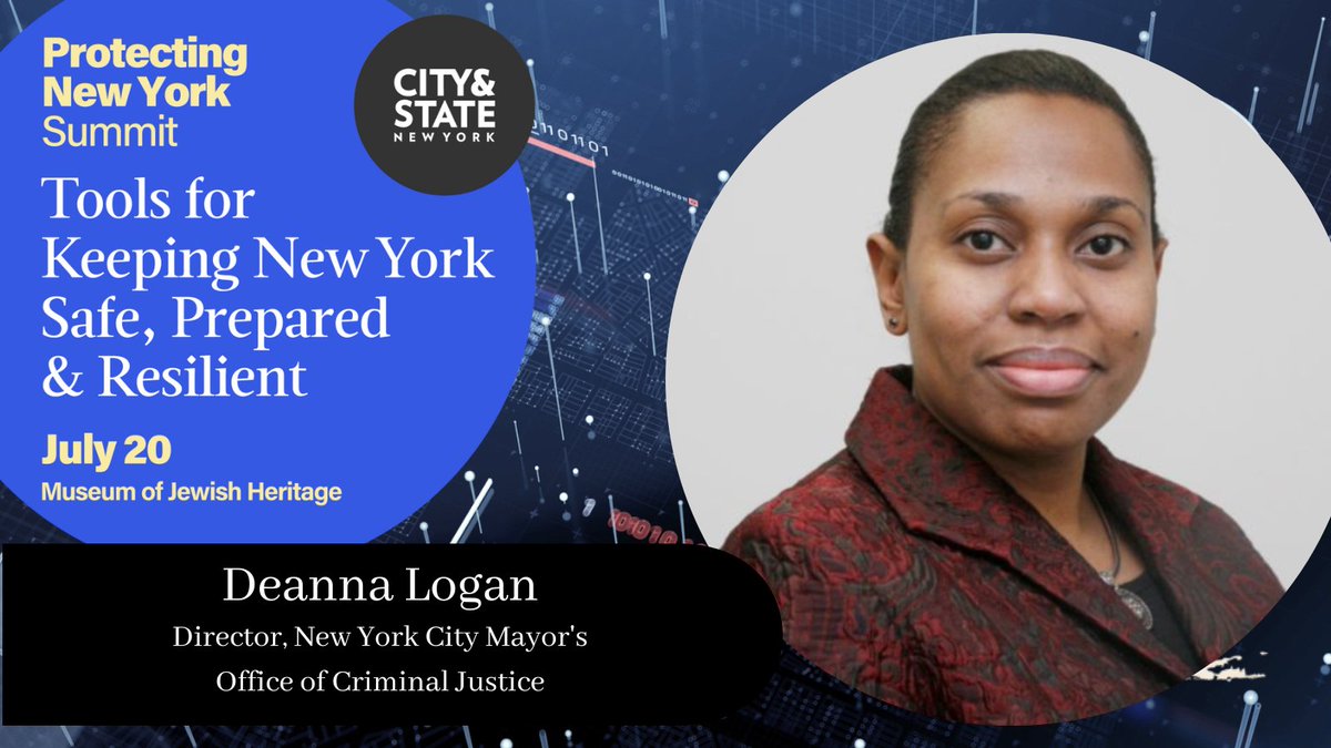 We are looking forward to hearing insights from @CrimJusticeNYC's Director, Deanna Logan, as she will join the panel discussion on Reimagining New York Safety Initiatives at the #ProtectingNYSummit! To learn more and to register, click on the link below!: bit.ly/3oFI2IH
