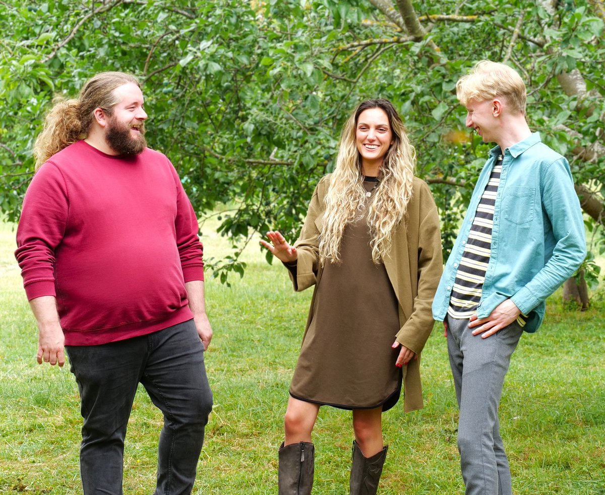 Today the 3 composers on our development programme Magnum Opus <a href="/crystallalola/">Crystalla Serghiou</a> <a href="/DanielSoley/">Daniel Soley</a> <a href="/davidjohnroche/">David John Roche</a> spent the day with us, finding out how an orchestra works from all perspectives, discussing their plans with us, and sharing some social time as well. We really enjoyed it!