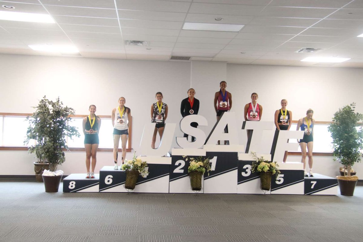 First USATF heptathlon in the books! I competed in the Youth National Championships in Geneva, OH this week and finished in 4th place . While competing every event in the rain, we all made the most of it!