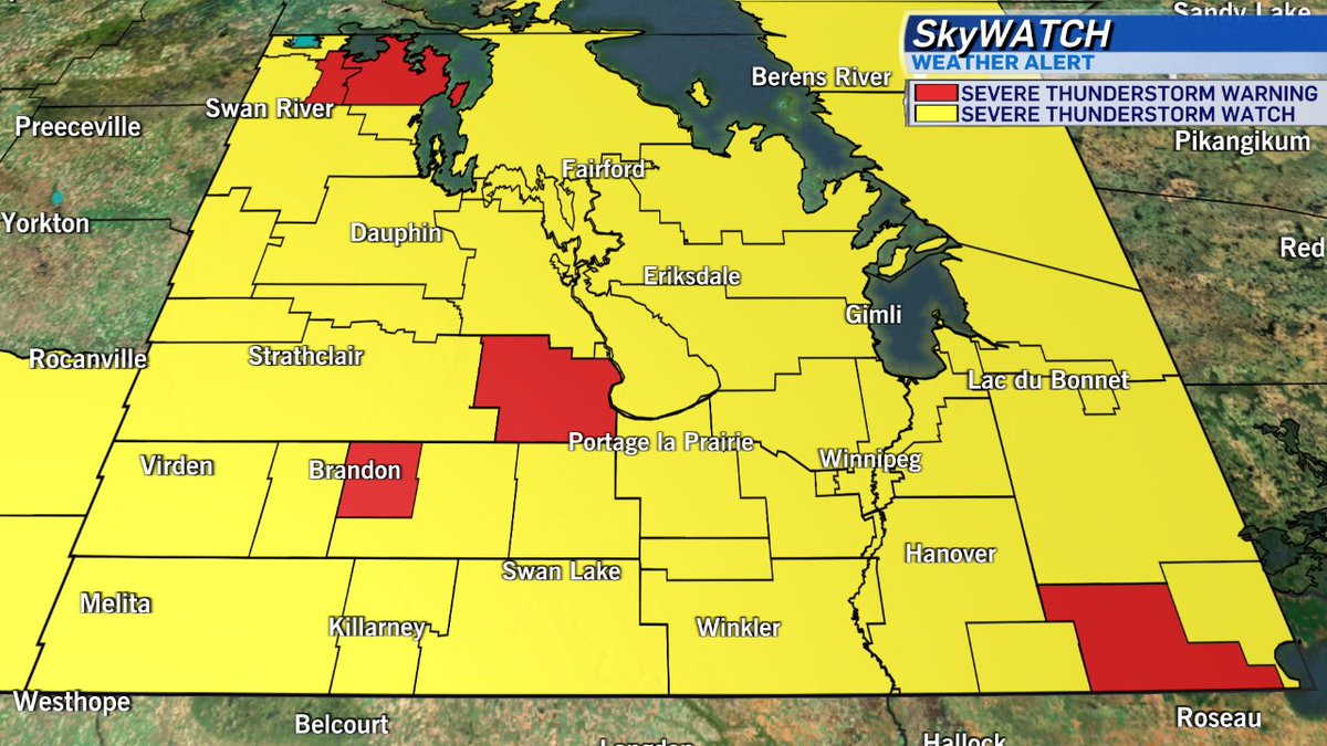 CTV News Winnipeg on Twitter "A severe thunderstorm watch or warning
