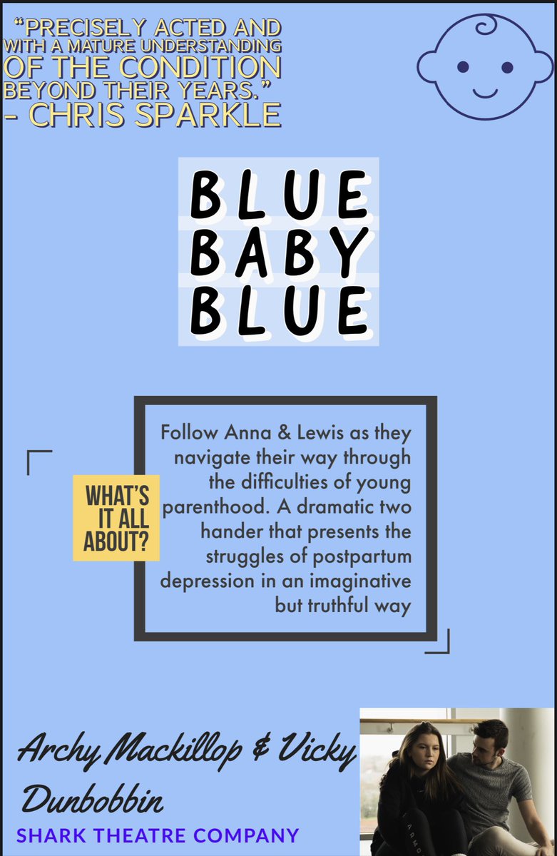 Poster ready to hand out to creatives at my first ever Manchester Networking event! Can’t wait to spread the word about ‘Blue Baby Blue’ and hopefully her some help to develop it soon 👀 #actor #acting #theatre #performer #seekingrepresentation #spotlight #theatrelife