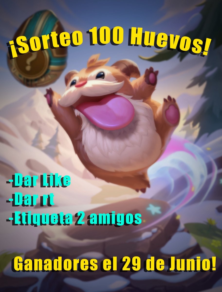 SdeSencillo's tweet photo. 🔴 Sorteo de 100 huevos de mini leyendas #lpp 

Los requisitos para poder participar del sorteo están en la foto 👇. Este jueves 29 de junio anuncio a los ganadores.

Mucha suerte a todos! https://t.co/RM9fOpEpUu