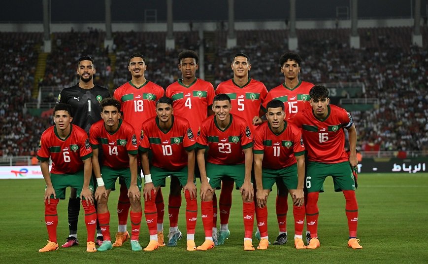 doccodm's tweet photo. C'est hicham Dguig qui les a pris en charge avant ce 2eme Match?? ๐๐
#MORGHA @EnMaroc #CANU23 @CAF_Online #AFCONU23 https://t.co/2I5TVF5Wsh