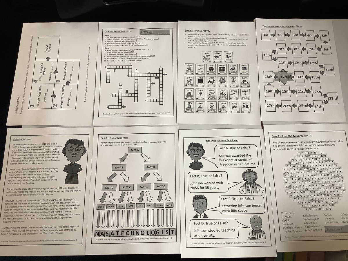 In maths this week S2 have been learning about Katherine Johnson and the important role she played while working for NASA. 🚀🪐 Lennox and Lucas were first finished our escape room task today 👏 <a href="/GHS_SocSubs/">GHS Humanities</a> <a href="/GraemeHighMaths/">GHS Maths</a> <a href="/GHSfalkirk/">Graeme High School</a>