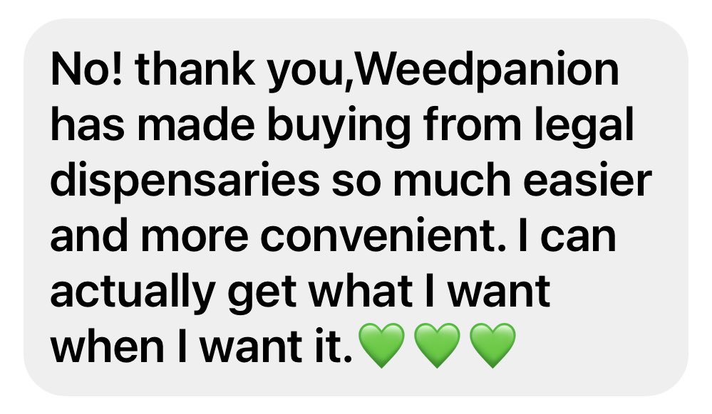 We love getting feedback from the community 💚

Weedpanion.com