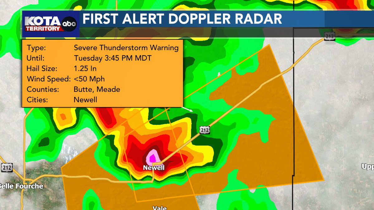 KOTA Territory Weather on Twitter "Severe Thunderstorm Warning for