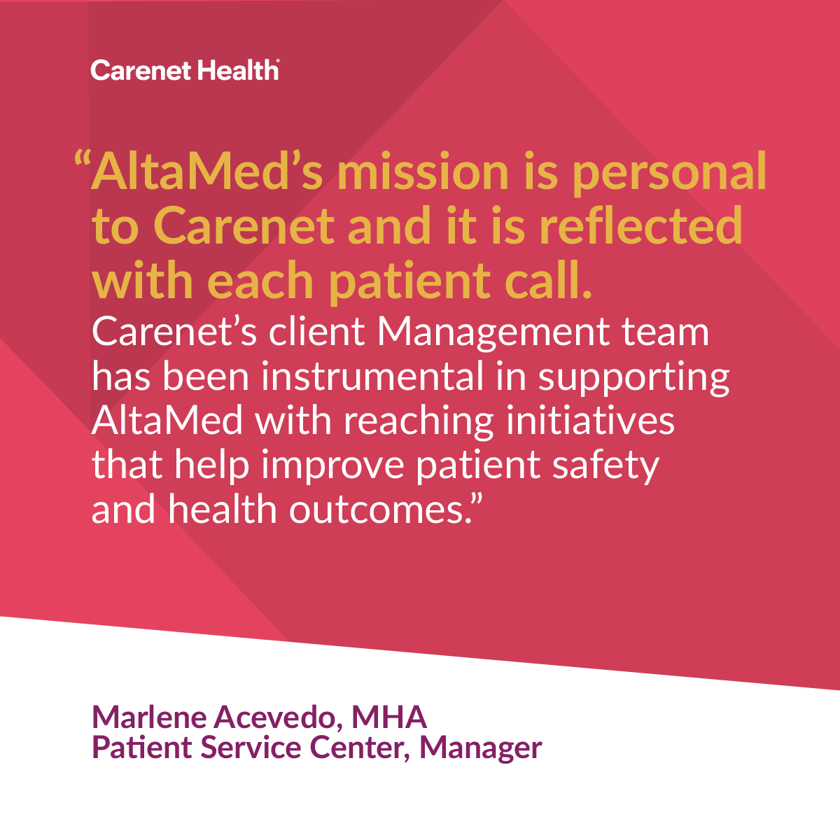 Real Results, Real Satisfaction! Listen to AltaMed share their experience working with us and how our solutions have positively impacted their organization's efficiency and patient outcomes. #ClientTestimonial #B2BHealthcare