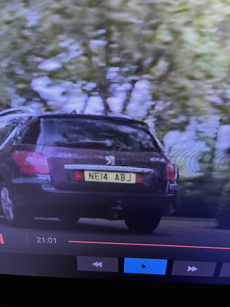 Full marks to the number plate designer in #beforewedie