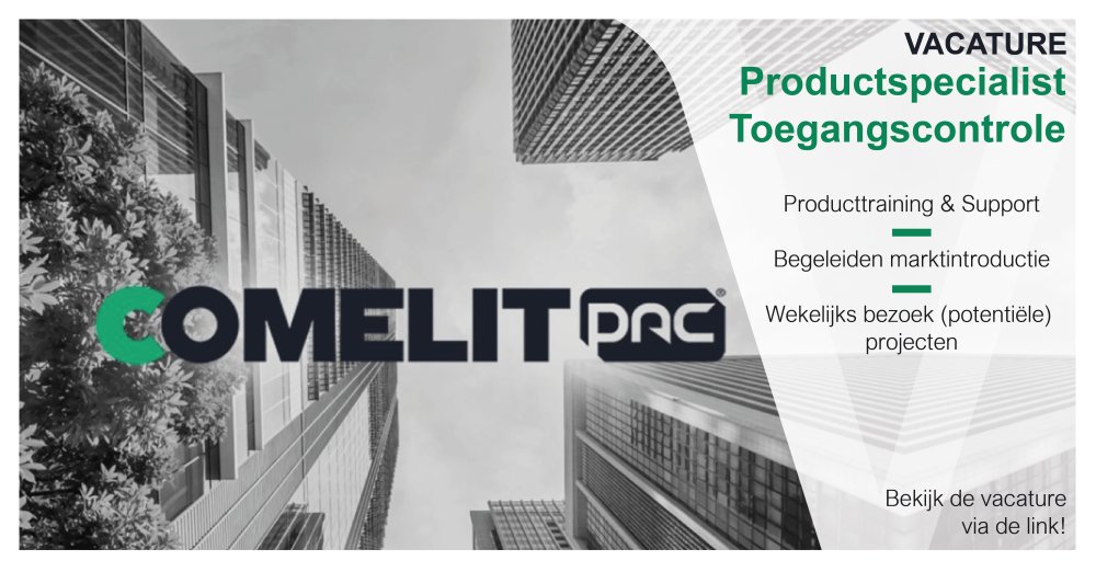 _Voltys's tweet image. Je staat aan de start van uitbreiding van het productportfolio van Comelit. Met de overname van het Britse bedrijf PAC GDX breidt Comelit het assortiment uit met Toegangscontrole.