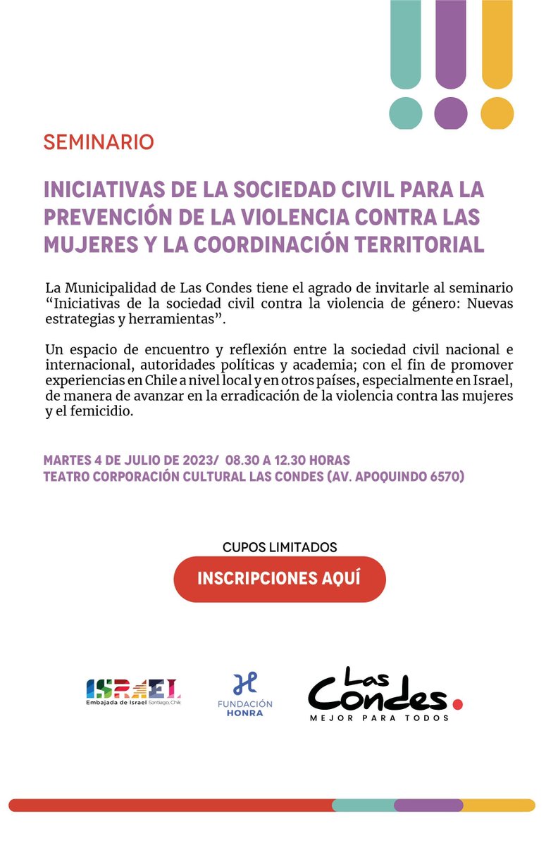 Ale Energici (@aleenergici) on Twitter photo La próxima semana estaré presentando en este evento de <a href="/Muni_LasCondes/">Las Condes</a> sobre los aportes de academia a pensar la violencia de género. Están todas y todos invitados!
Inscripciones en el link: acortar.link/SEM5Kw
<a href="/FecsUnab/">Investigacion FECS_UNAB</a> <a href="/sociologiaUNAB/">Sociología UNAB</a> La próxima semana estaré presentando en este evento de <a href="/Muni_LasCondes/">Las Condes</a> sobre los aportes de academia a pensar la violencia de género. Están todas y todos invitados!
Inscripciones en el link: acortar.link/SEM5Kw
<a href="/FecsUnab/">Investigacion FECS_UNAB</a> <a href="/sociologiaUNAB/">Sociología UNAB</a>