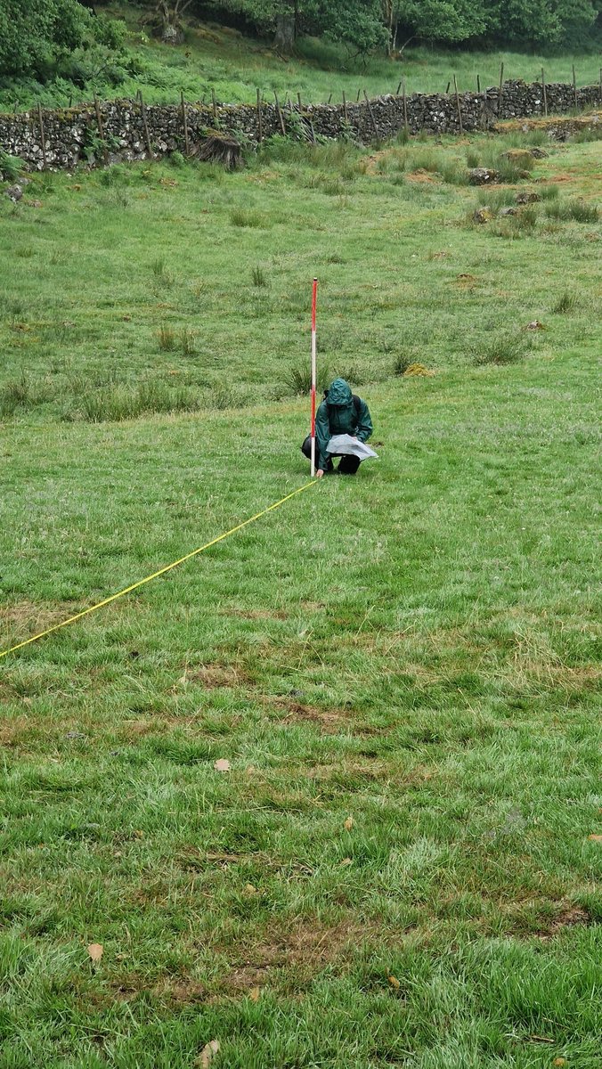 KGS_Geography's tweet photo. @KGS_SixthForm Geography students getting to grips with fieldwork - measuring roche moutonnées in the rain 🌧  #NationalFieldworkFortnight @KGS1561 https://t.co/YwEm6ZscKn
