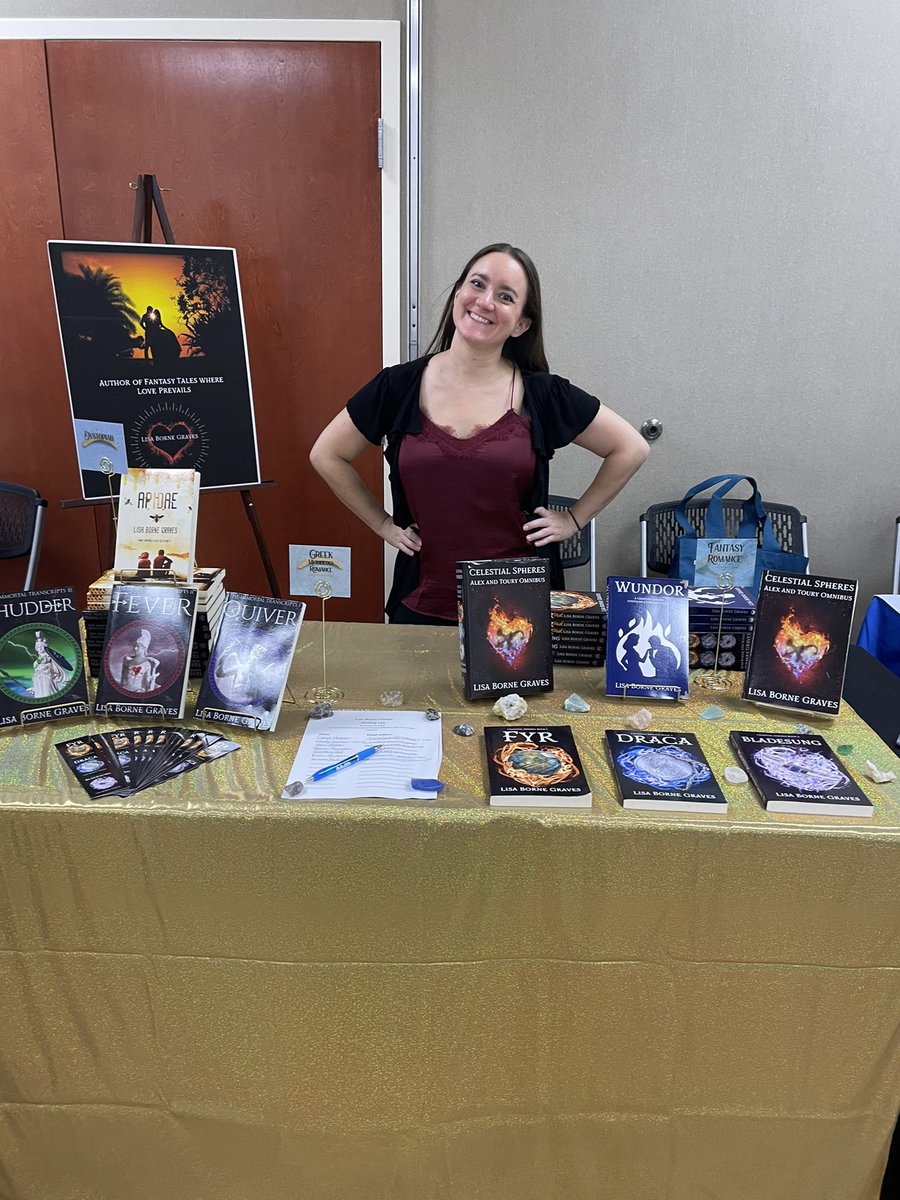 Author event at the library today. Sold some books, got exposure, caught up with authors I know, but getting to know new authors and readers is why I do them. #WritingCommunity #AuthorsOfTwitter