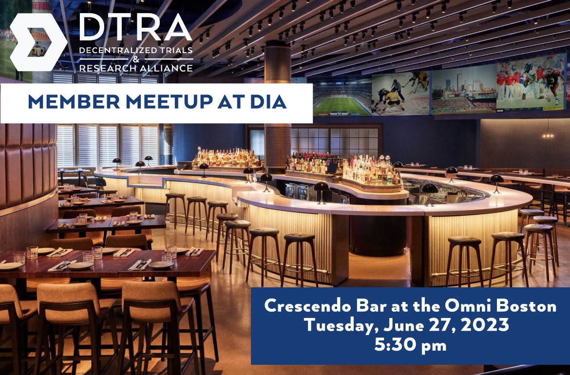 See the @DTRAorg community soon at #DIA2023 !