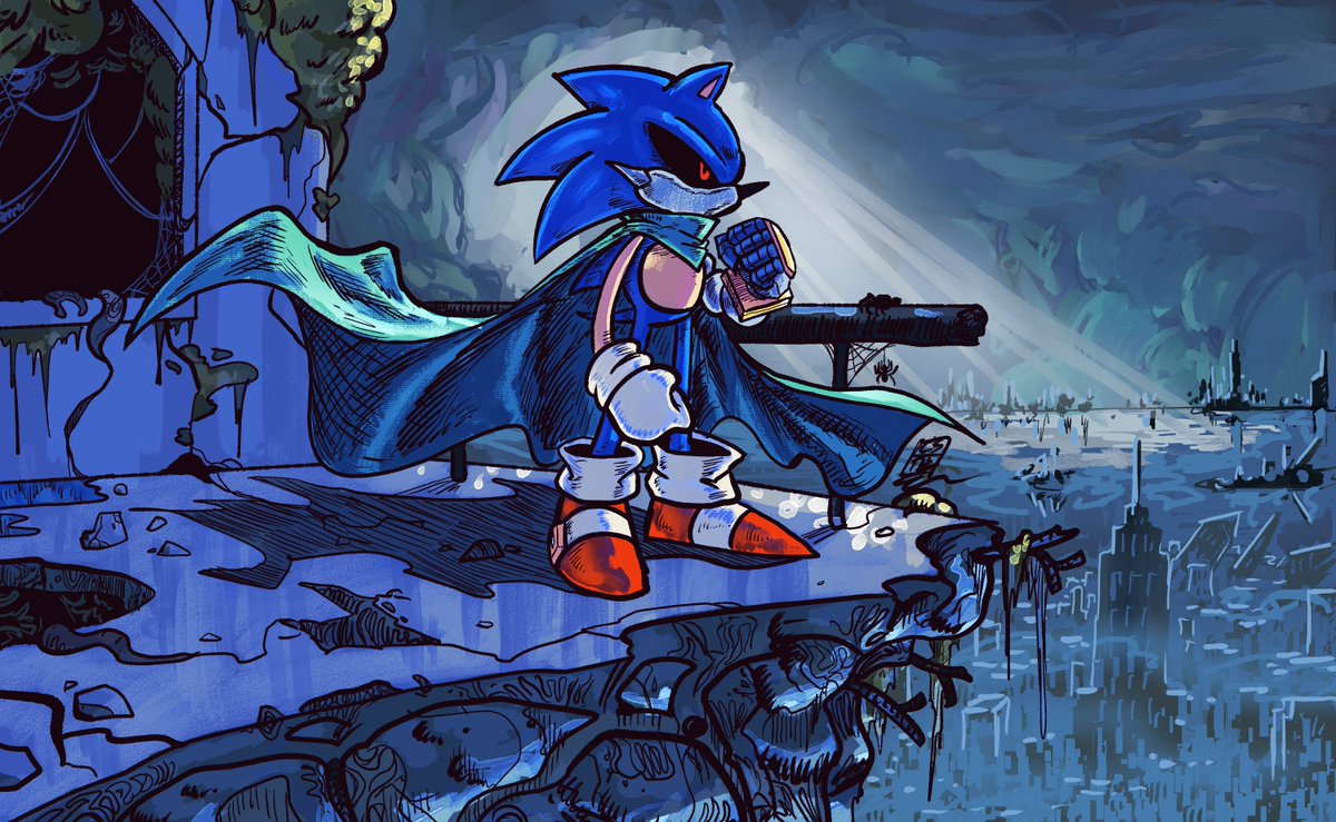 codetrillogy's tweet image. A c0mmish for @Mr_SwitchMann done by your&apos;s truly
#SonicTheHedgehog #art
