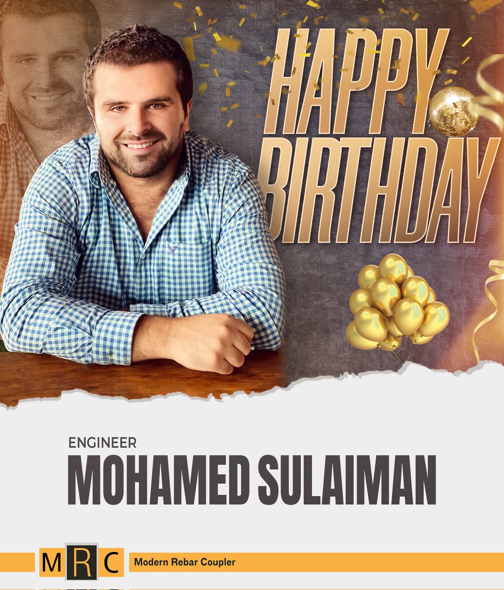 MRCCoupler's tweet image. Engineer Mohamed Sulaiman May you always go higher in your profession. Happy Birthday🎉

@har0b