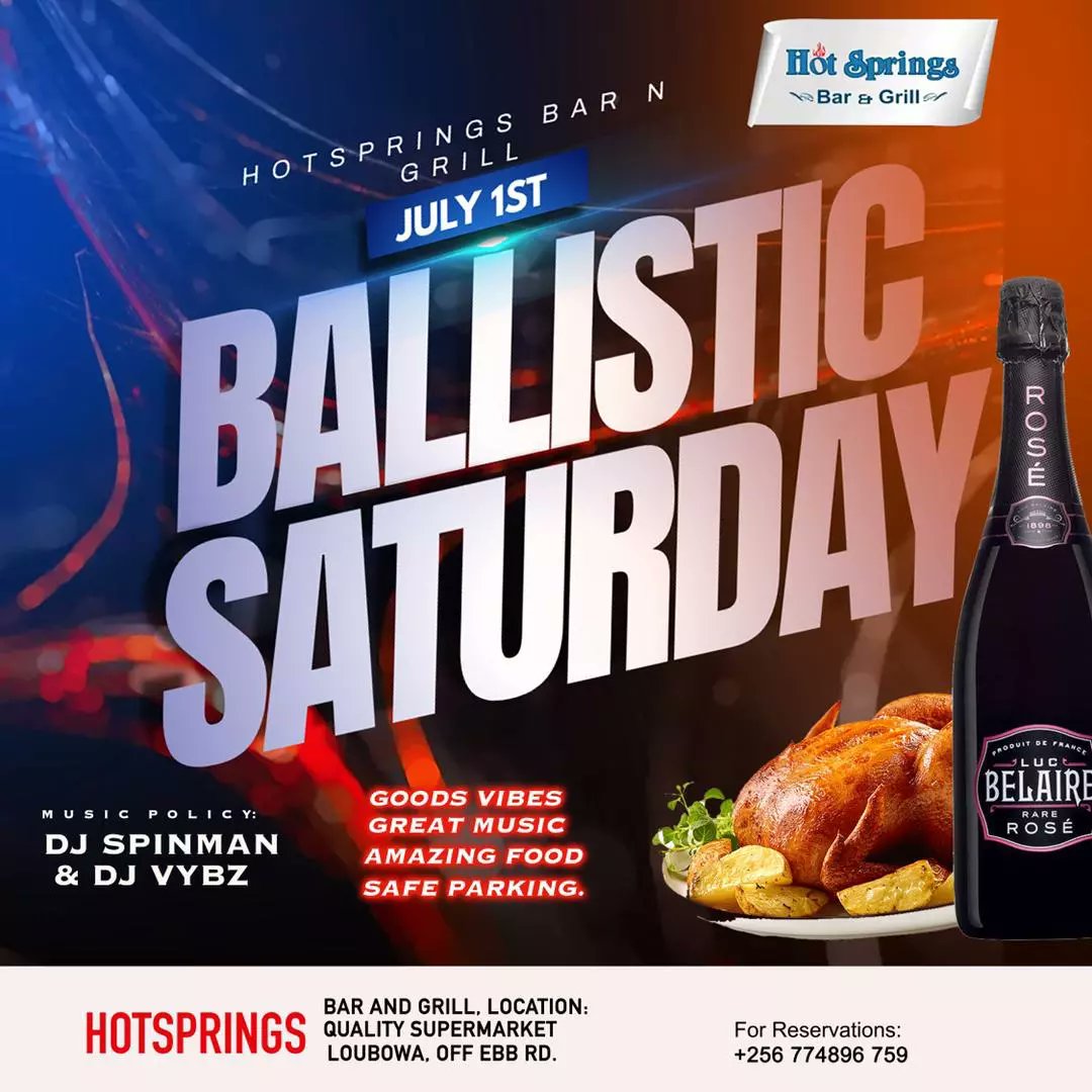 Looking for vibe this weekend 1st July. @HotLubowa is the place #Ballisticsaturday mysel <a href="/Spinman256/">Dj Spinman</a> and Dj Vybz we gat you...