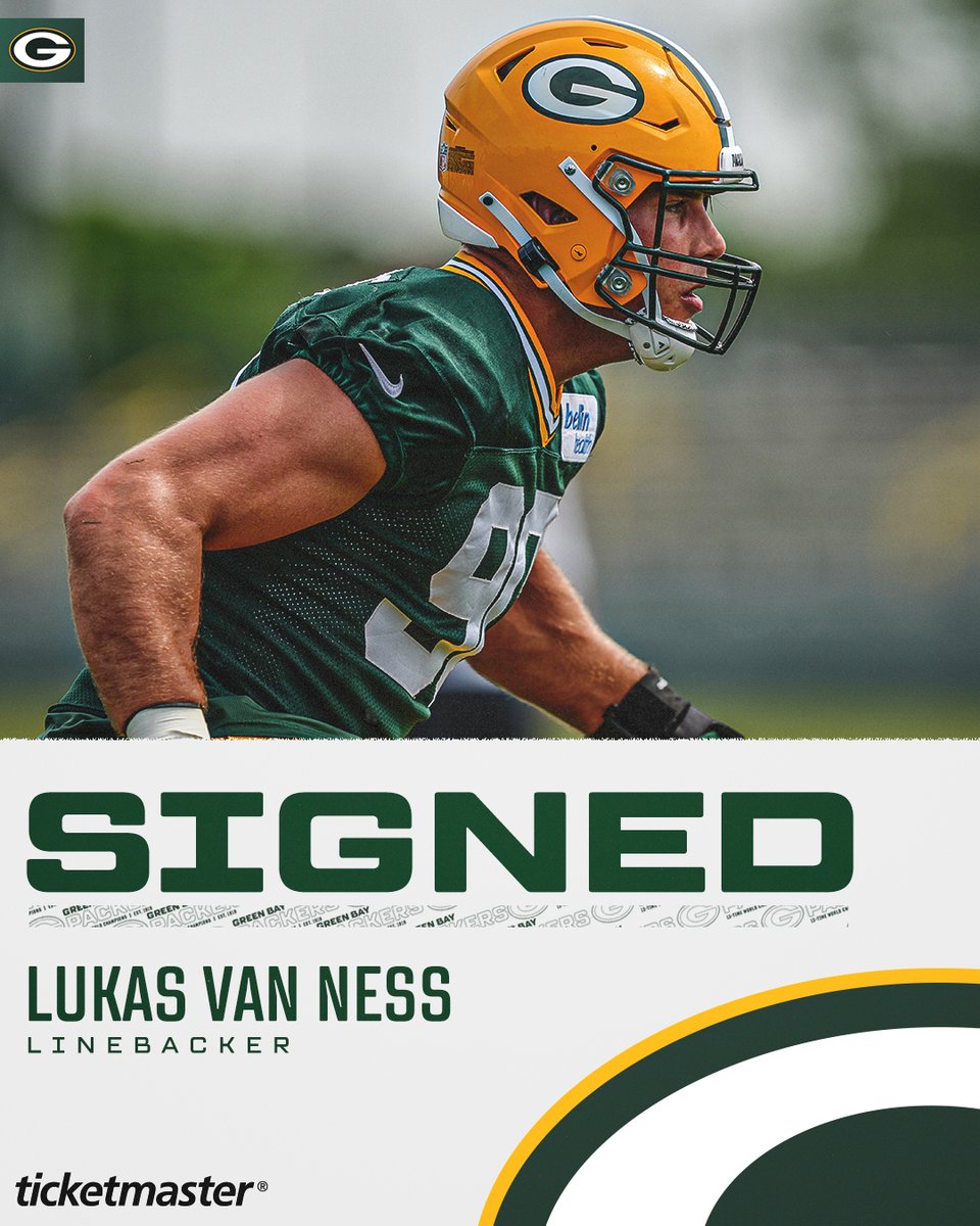 #Packers sign first-round draft pick Lukas Van Ness ✍️

📰: pckrs.com/lvn23 

#GoPackGo