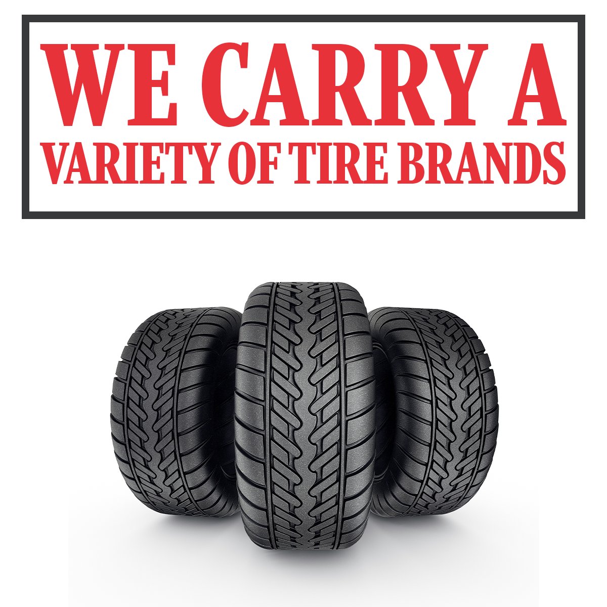 We carry the most trusted tire brands in the industry like Bridgestone, Firestone, Fuzion, Continental, General, Goodyear, Kelly, Dunlop, Hankook, Falken, Kumho, Toyo, Pirelli, Michelin, BFGoodrich, Uniroyal, and Vogue. gerrystires.com/shop-for-tires