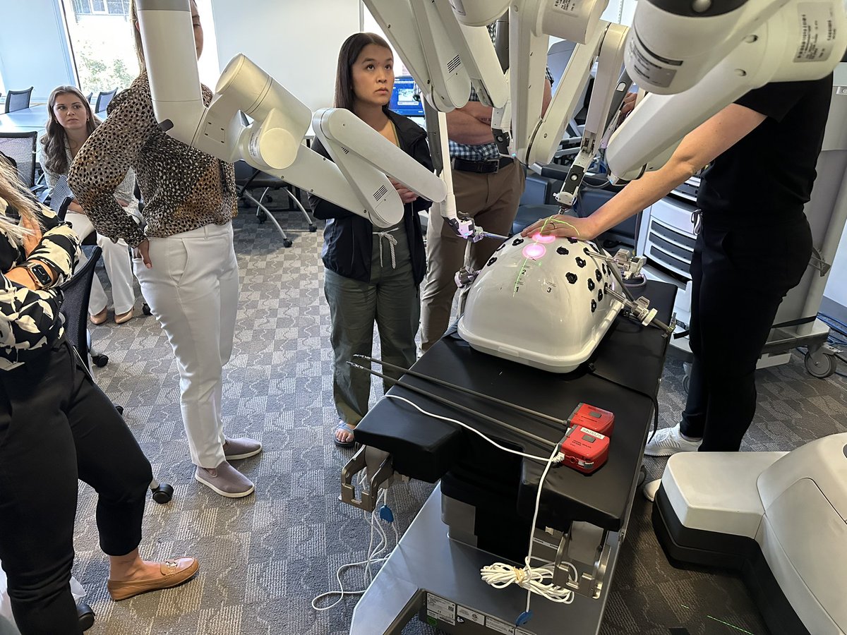 Each year, the <a href="/IntuitiveSurg/">Intuitive</a> Genesis team comes in with extra robots &amp; runs formal 4-hour fundamentals training sessions for all of our surgical interns!  Routinely the best part of boot camp, &amp; lets them hit the ground running! <a href="/UtahGenSurgRes/">Utah General Surgery Residency</a> <a href="/UofUCTSurgery/">UofU CT Surgery</a> <a href="/UtahUrology/">University of Utah Urology</a>