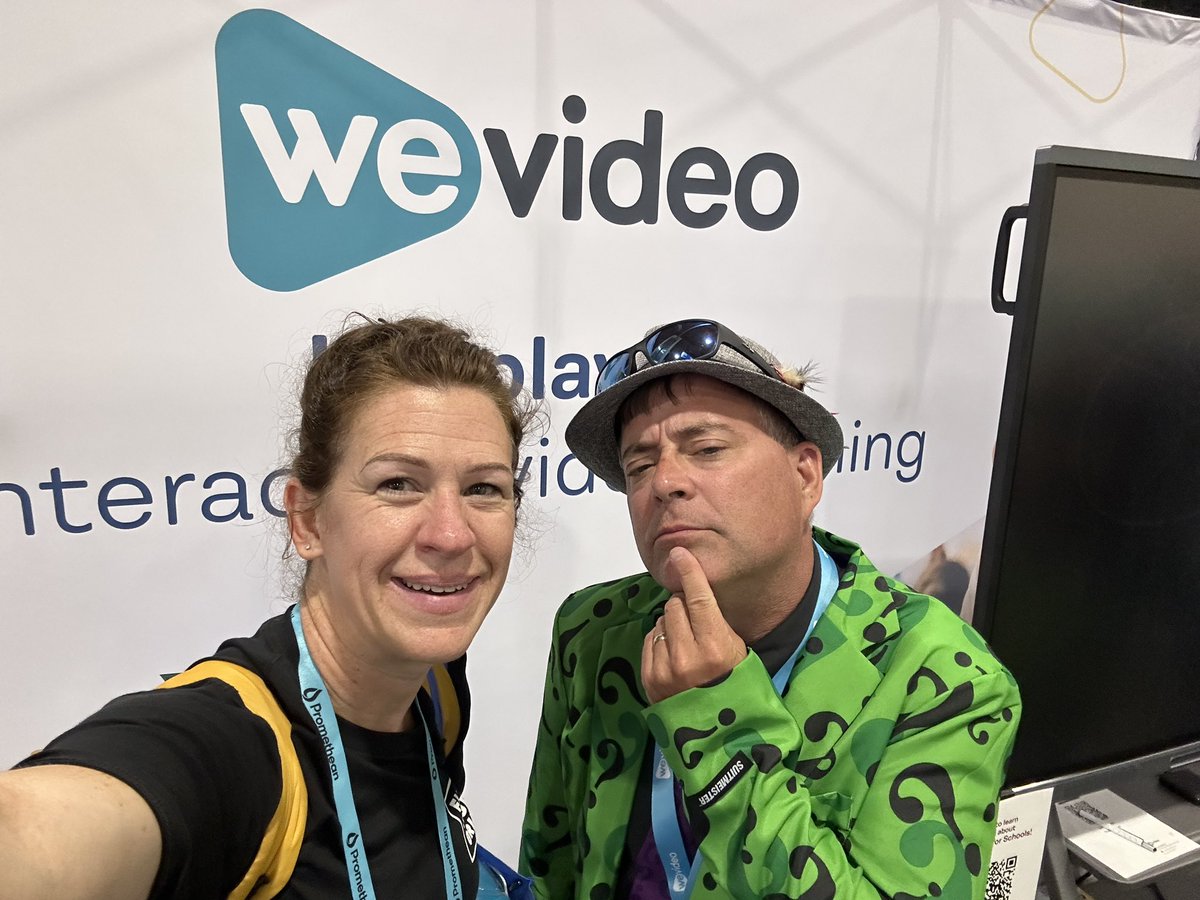 #WeVideoAtISTE Patrick is the man!! We ❤️ @WeVideo #istelive