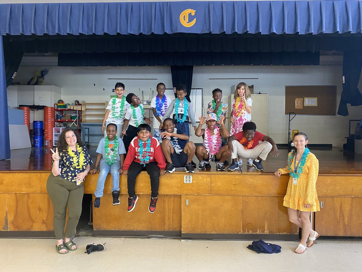 Aloha Day at JW Coon! The students and staff looked amazing today!! #CCSSummerLearning2023 @TiannaObrien11