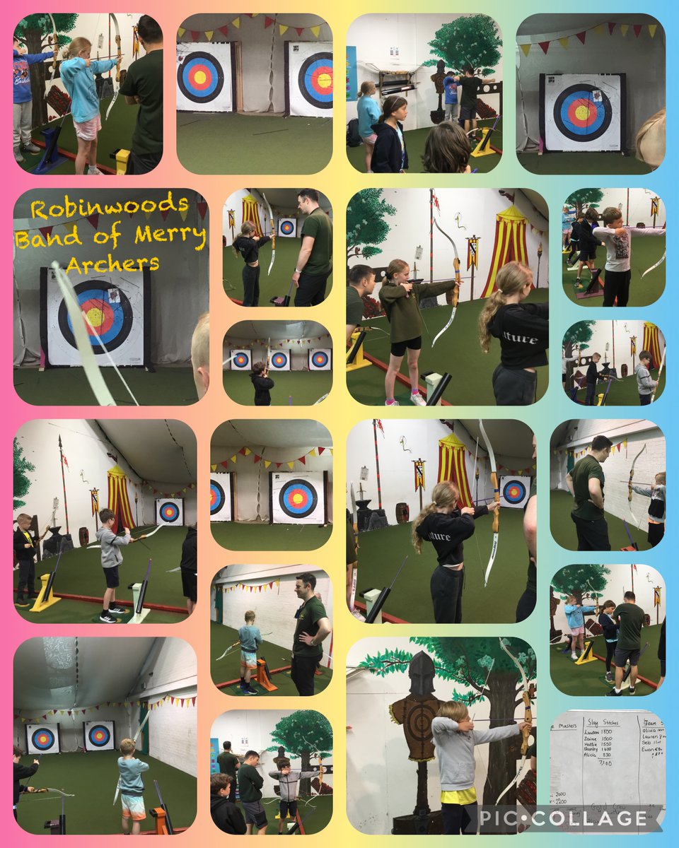 Y5StLukesFrod's tweet photo. The first activity of the day was archery, the children were all on target! https://t.co/8eMD8kAaVO