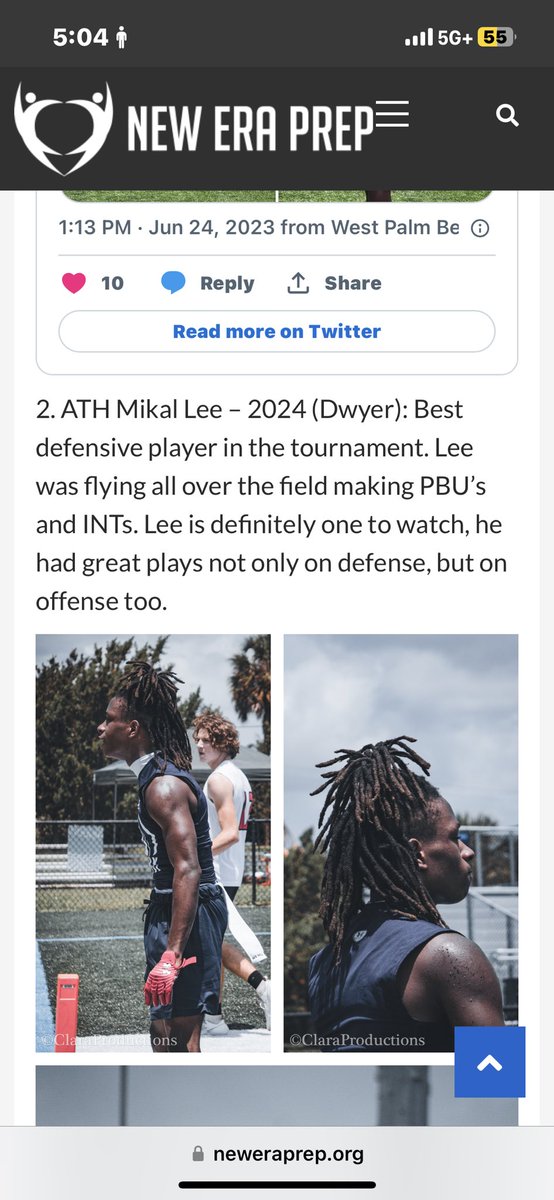 Mikail Lee ⚔️ (@mikail_lee4) on Twitter photo Honored to be ranked the 2nd best player from the Keiser 7v7 tournament this past weekend, more work to be done! #Underrated 💯💯<a href="/EraPrep/">New Era Prep</a> <a href="/RawHunter561/">Coach A.Hunter</a> <a href="/Snausy54/">Alex Malsbury</a> <a href="/CoachAlShipman/">Al Shipman</a> <a href="/CoachRayG/">Ray Gordon</a> <a href="/ESPNTop63/">ESPN Top 63</a> <a href="/DwyerHSFootball/">DwyerHSFootball</a> @DwyerPabc Honored to be ranked the 2nd best player from the Keiser 7v7 tournament this past weekend, more work to be done! #Underrated 💯💯<a href="/EraPrep/">New Era Prep</a> <a href="/RawHunter561/">Coach A.Hunter</a> <a href="/Snausy54/">Alex Malsbury</a> <a href="/CoachAlShipman/">Al Shipman</a> <a href="/CoachRayG/">Ray Gordon</a> <a href="/ESPNTop63/">ESPN Top 63</a> <a href="/DwyerHSFootball/">DwyerHSFootball</a> @DwyerPabc