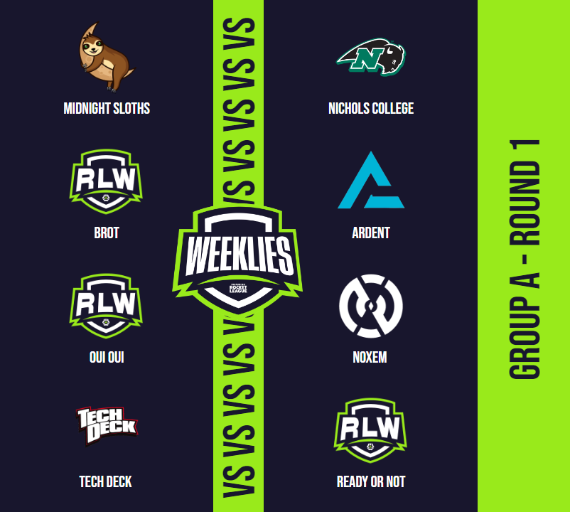 The final week of June starts in 30min!!

Group A Round 1 Matchups