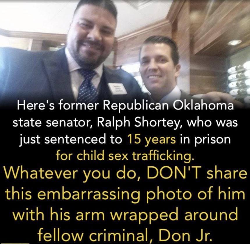 ChrisJustice01's tweet image. "Sick People" Don Jr  &amp;amp; Sex-Trafficker Ralph Shortey