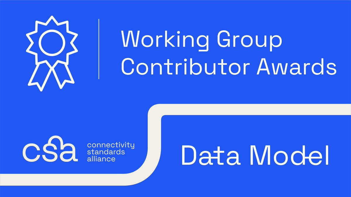 csaiot's tweet image. The #DataModel Working Group announced their Outstanding Contributor Awards recognizing the tireless work, leadership, and contributions of their members. Thank you and congratulations to all of the award recipients!

#csaiot