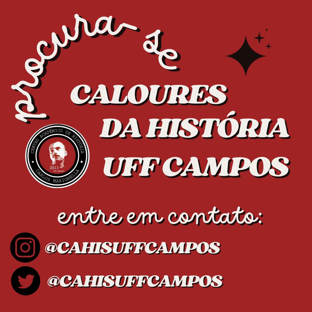 cahisuffcampos's tweet photo. 🚨 ATENÇÃO 🚨

PASSOU PRA HISTÓRIA NA UFF CAMPOS? 

O Centro acadêmico Carlos Mariguella parabeniza todos os caloures ingressantes de 2023.2 e convida para nosso grupo de integração. 

Entre em contato conosco!  🔥

Uhuuuul, história!!! https://t.co/8hOtTSri55