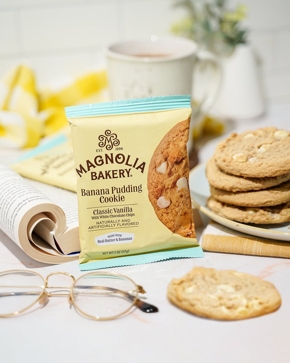 Thanks to @magnoliabakery, you’ll never have trouble savoring the moment again. Take a break and enjoy the heavenly taste of their Banana Pudding Cookies. This legendary dessert-turned-cookie is the perfect sweet treat you’ll never want to share. #pinchmepartner
