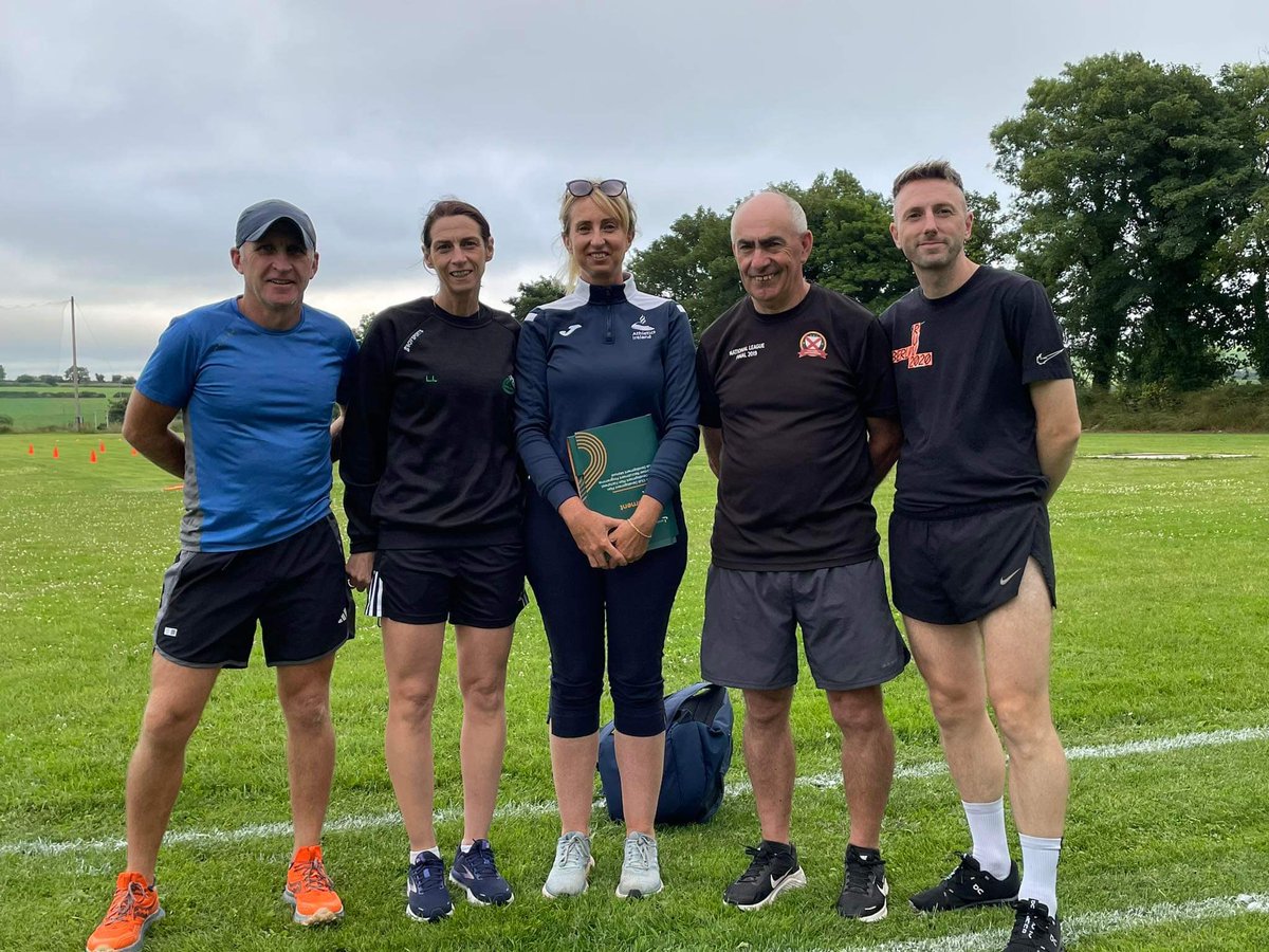 The club was delighted to welcome <a href="/irishathletics/">Athletics Ireland</a> Mid West / South Athletics Development Officer <a href="/LivScullyHahne/">Olivia Scully Hahne</a> to training this evening. Olivia had the opportunity to learn all about our club’s activities and see our sprints and endurance groups in action. 🤍💚