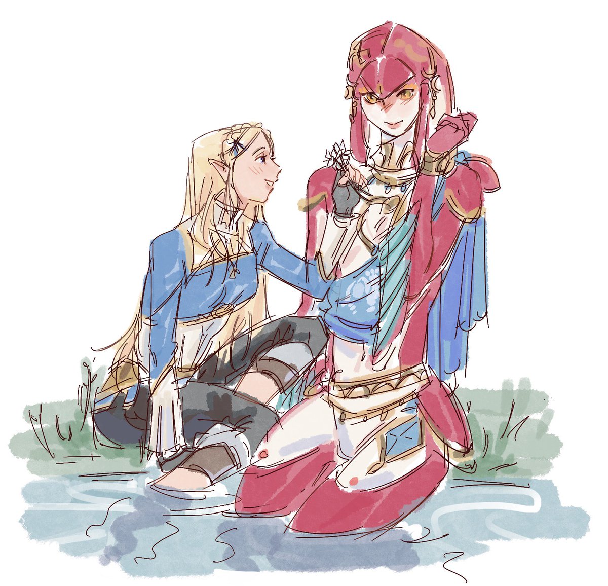 nykopoi's tweet photo. mipha and zelda but mipha is growing
#botw #zelpha #miphzel https://t.co/hiVtHVJwAe
